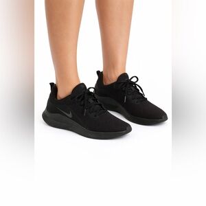 Nike Black Sneakers with Modern Knit Design